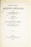 LEÓN, NICOLÁS. Biblioteca Botánico-Mexicana. 1895